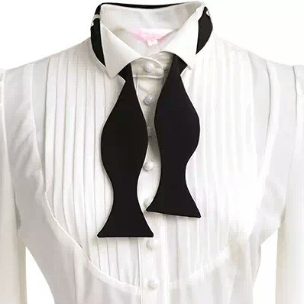 Women Formal Wear With Tie - Dasi Kupu-kupu Formal Pria Yang Dapat