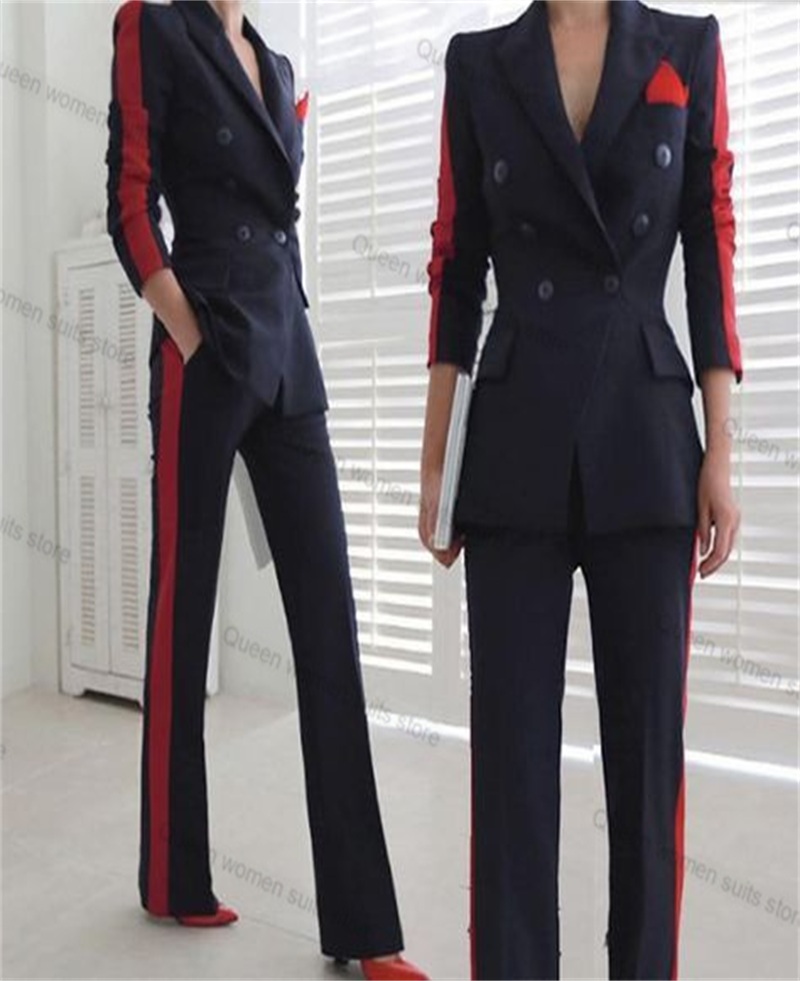 Women'S Formal Wear Tuxedo - Setelan pakaian wanita, merah hitam musim