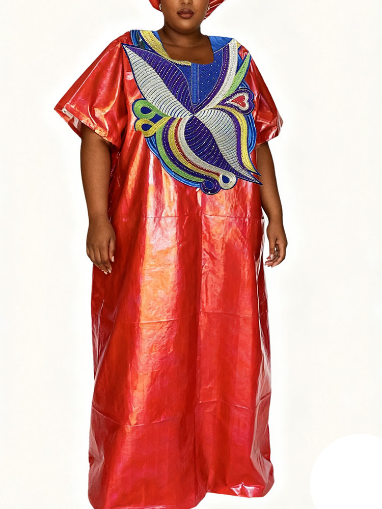 Gaun Bazin Afrika Mewah Terbar - Latest Women Formal Wear ulasan dan harga
