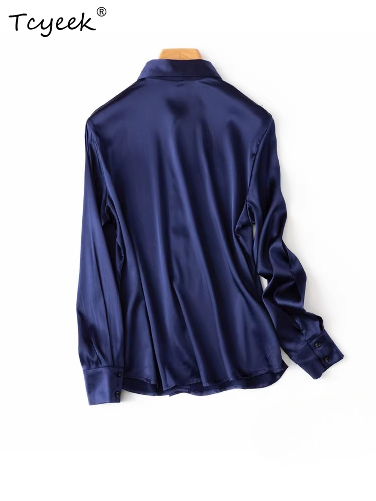 Tcyeek Atasan Wanita Sutra Mur - Silk Blouse Button ulasan dan harga