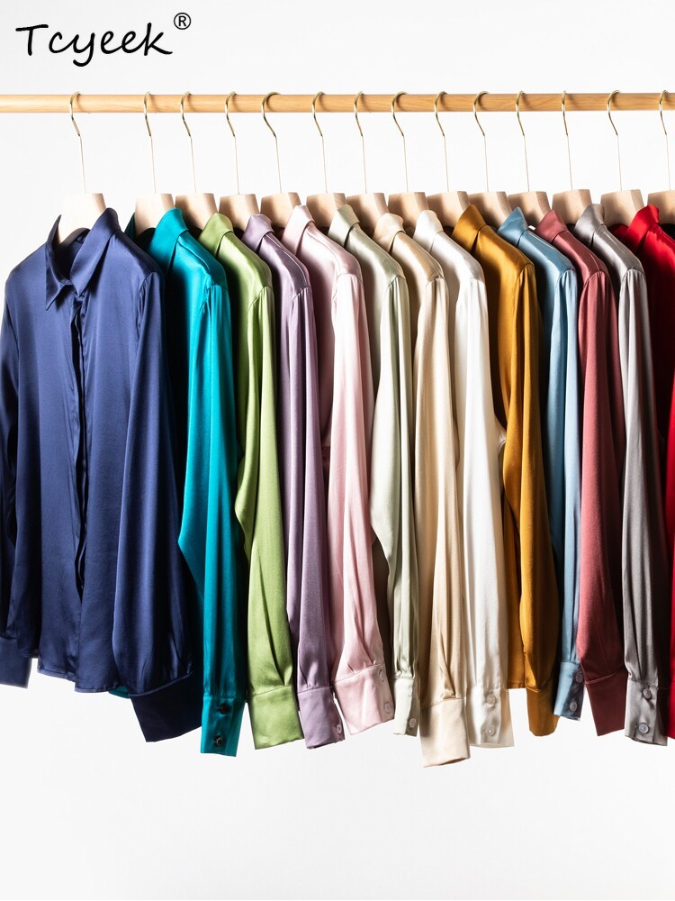 Tcyeek Atasan Wanita Sutra Mur - Silk Blouse Button ulasan dan harga