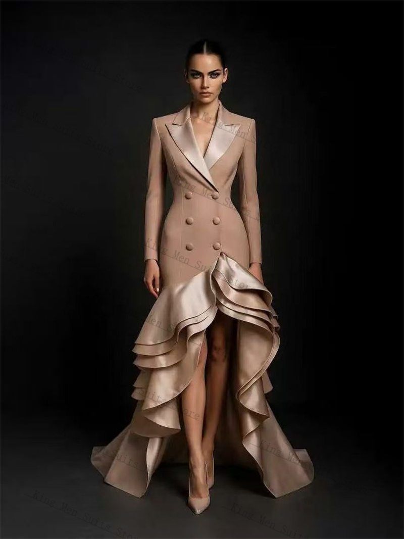 Setelan Wanita Champagne 1 Pot - Women'S Formal Wear Tuxedo ulasan dan harga