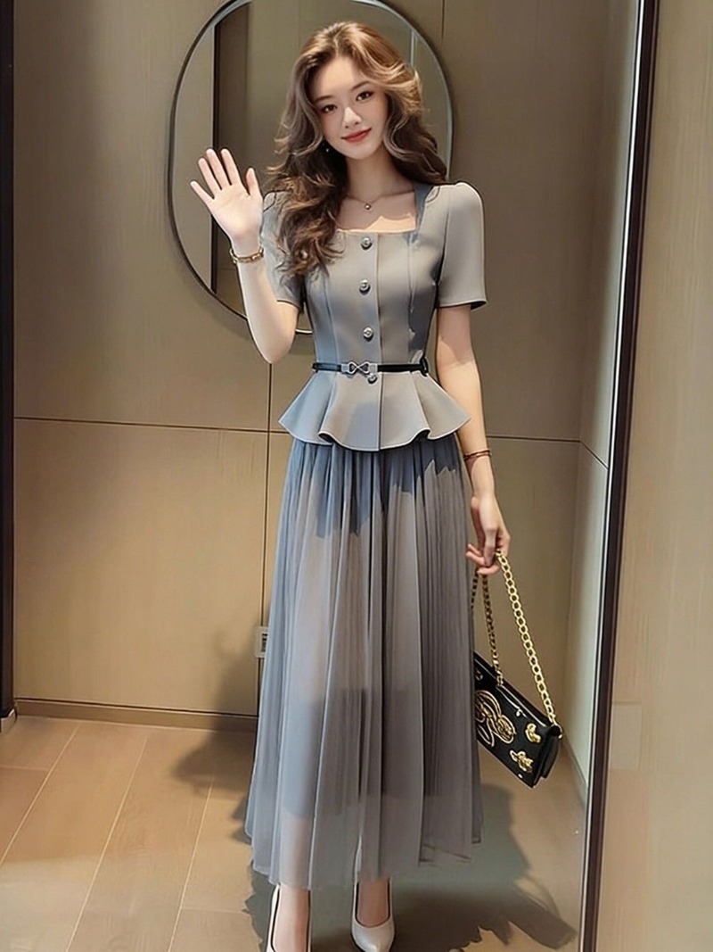 Setelan Wanita Korea Musim Pan - Women Formal Wear For Summer ulasan dan harga
