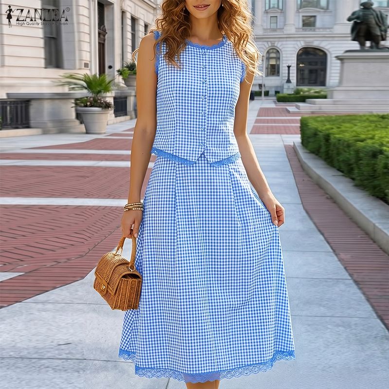 Set 2 Potong Wanita Elegan ZAN - Women Formal Wear For Summer ulasan dan harga