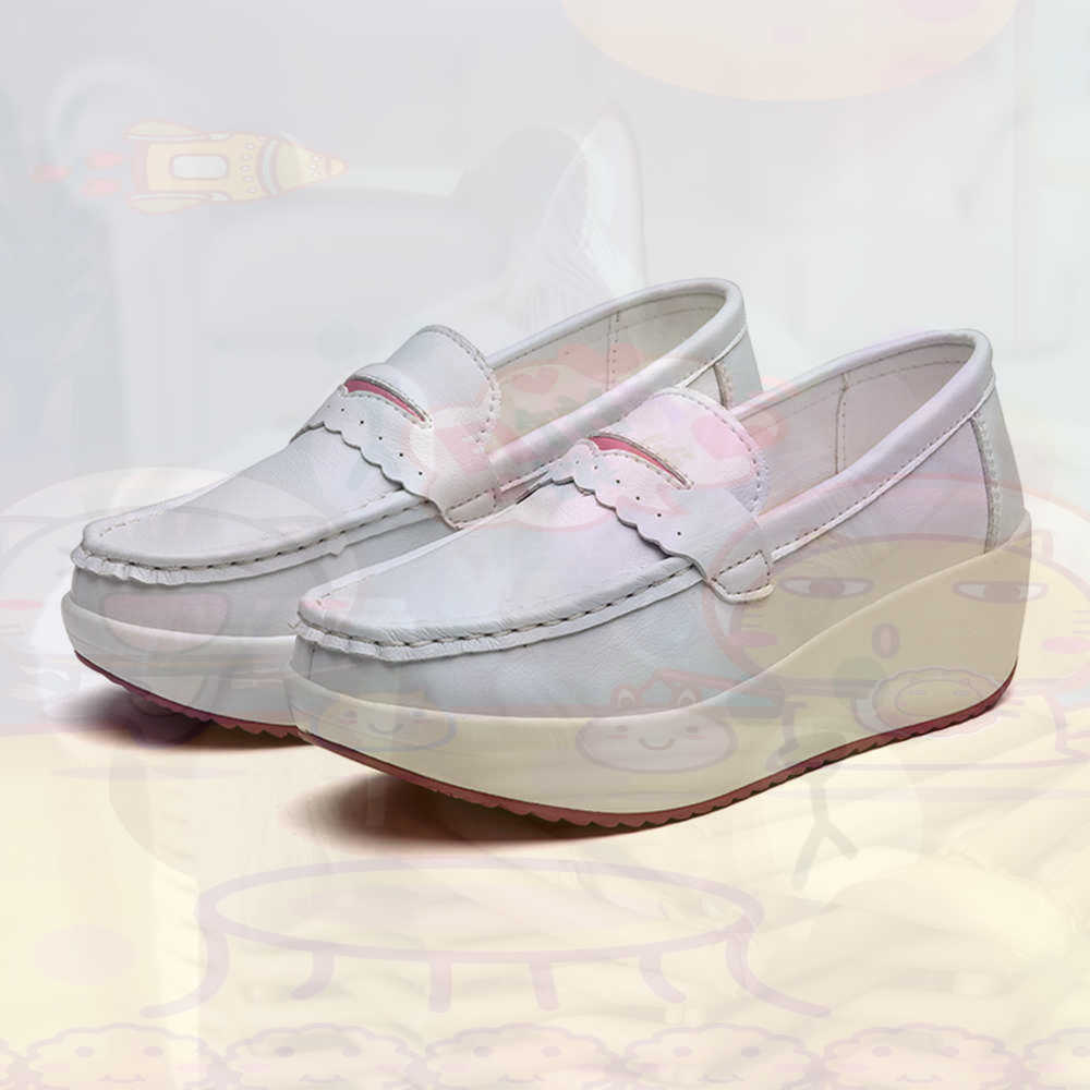 Plataform Sepatu Kets Merah Mu - Latest Women Formal Wear ulasan dan harga