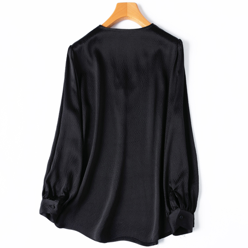 Blus Sutra Wanita 93% Sutra Mu - Silk Blouse Button ulasan dan harga