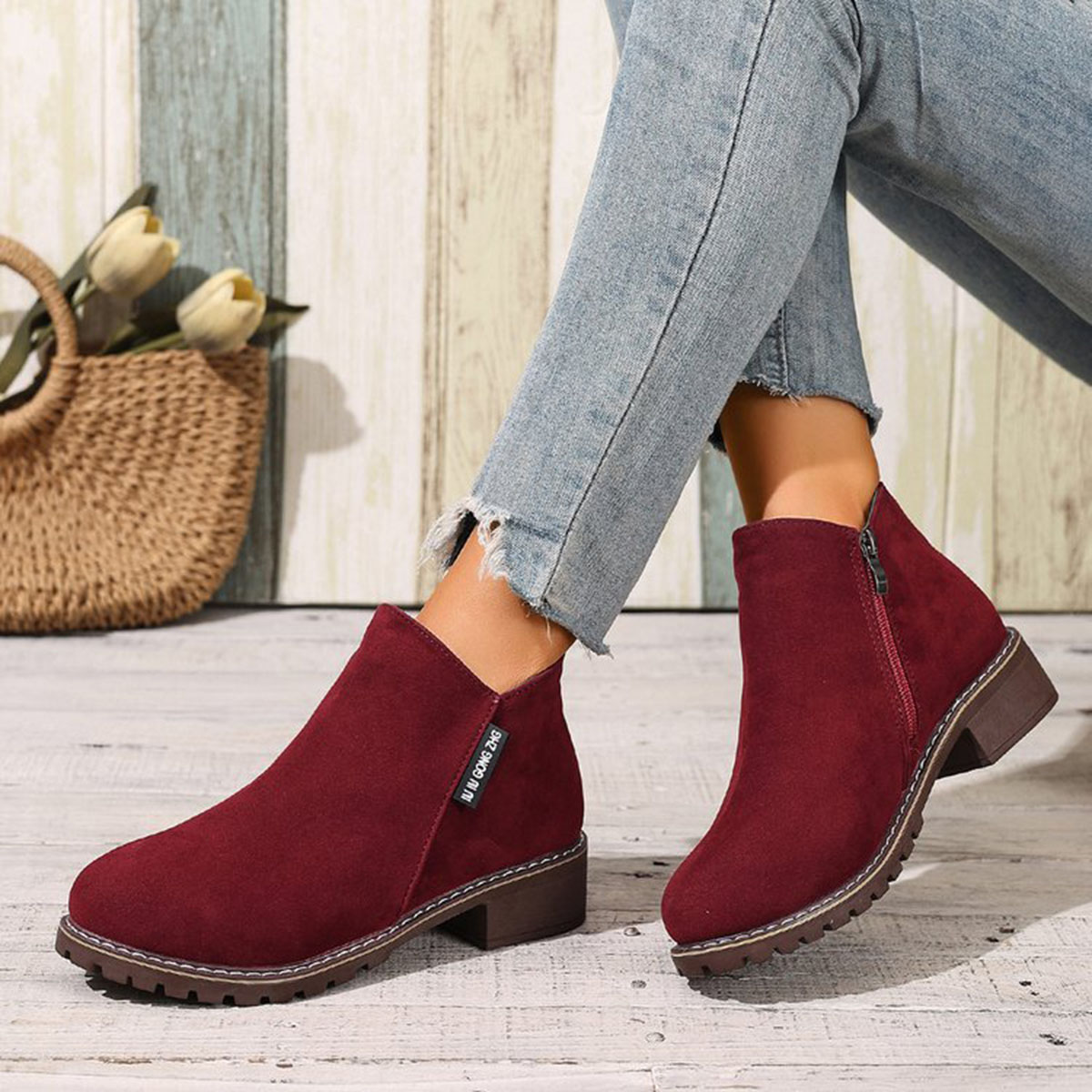 Sepatu Bot Wanita Musim Gugur  - Formal Wear Women Us ulasan dan harga