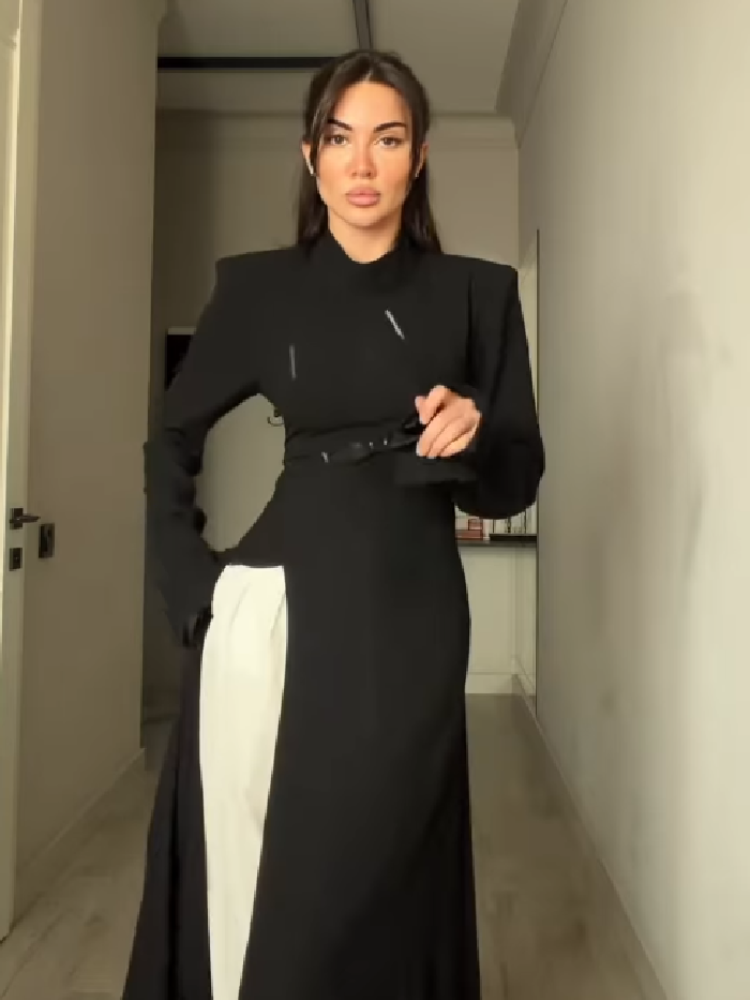 Gaun Maxi Wanita Elegan Berker - Formal Wear Women Us ulasan dan harga