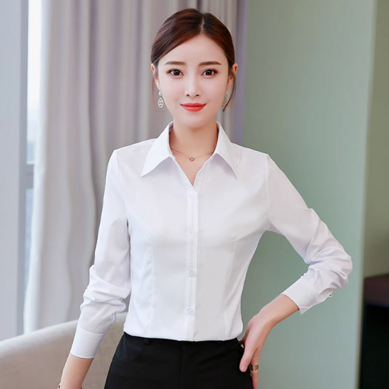 Kemeja Wanita Formal Slim Fit  - Women Formal Wear Korean ulasan dan harga