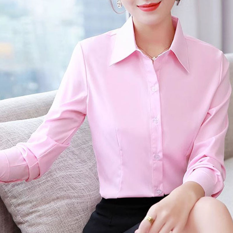 Kemeja Wanita Formal Slim Fit  - Women Formal Wear Korean ulasan dan harga