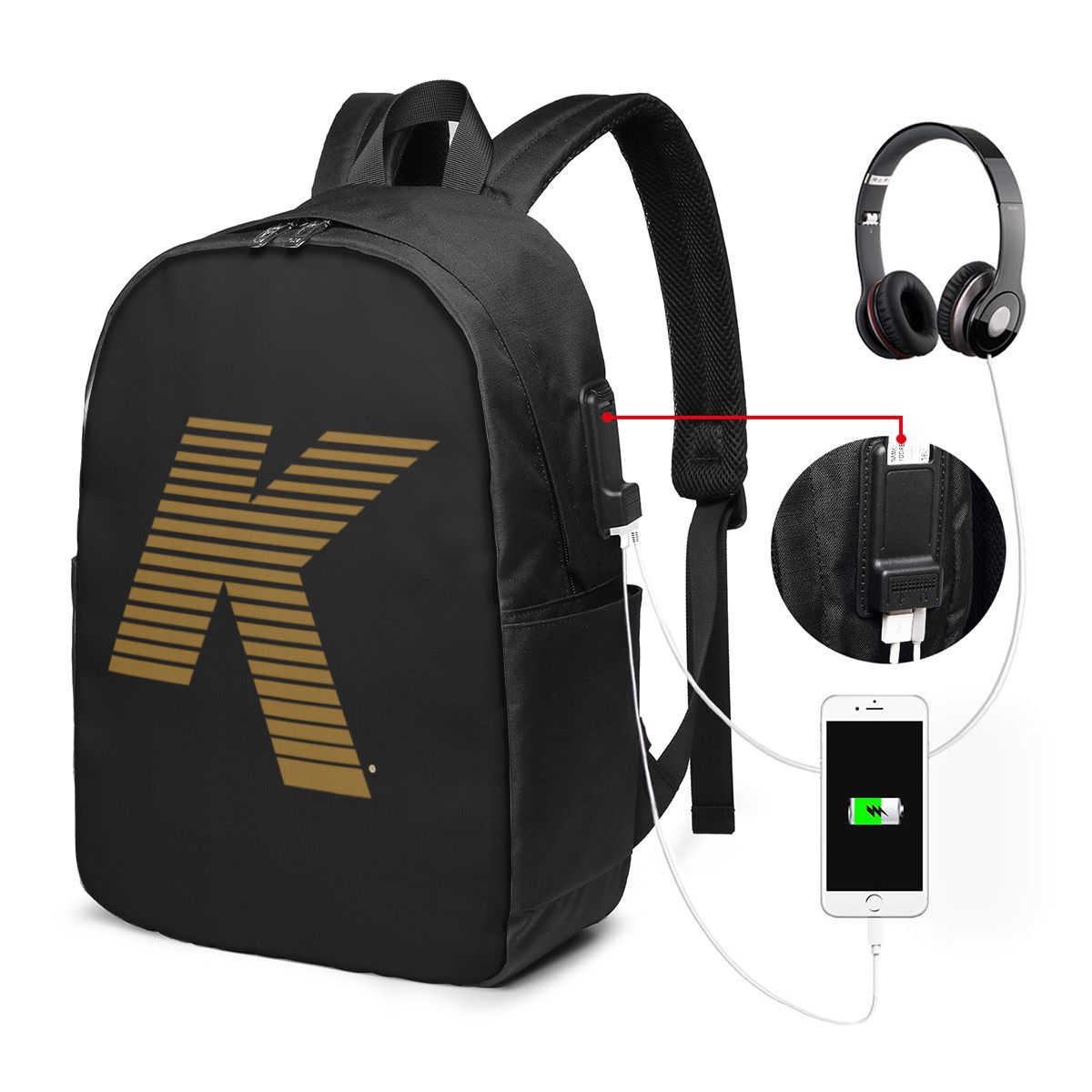 Zildjian K Logo Backpack Trave - K&G Women'S Formal Wear ulasan dan harga