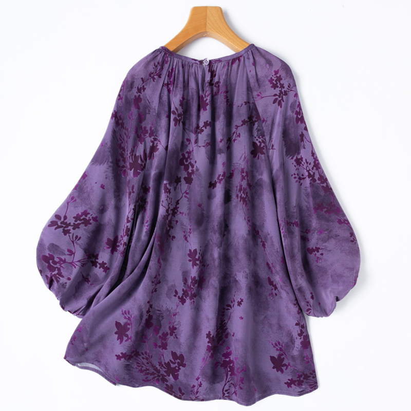 Blus Sutra Wanita 100% Kemeja  - Silk Blouse Button ulasan dan harga
