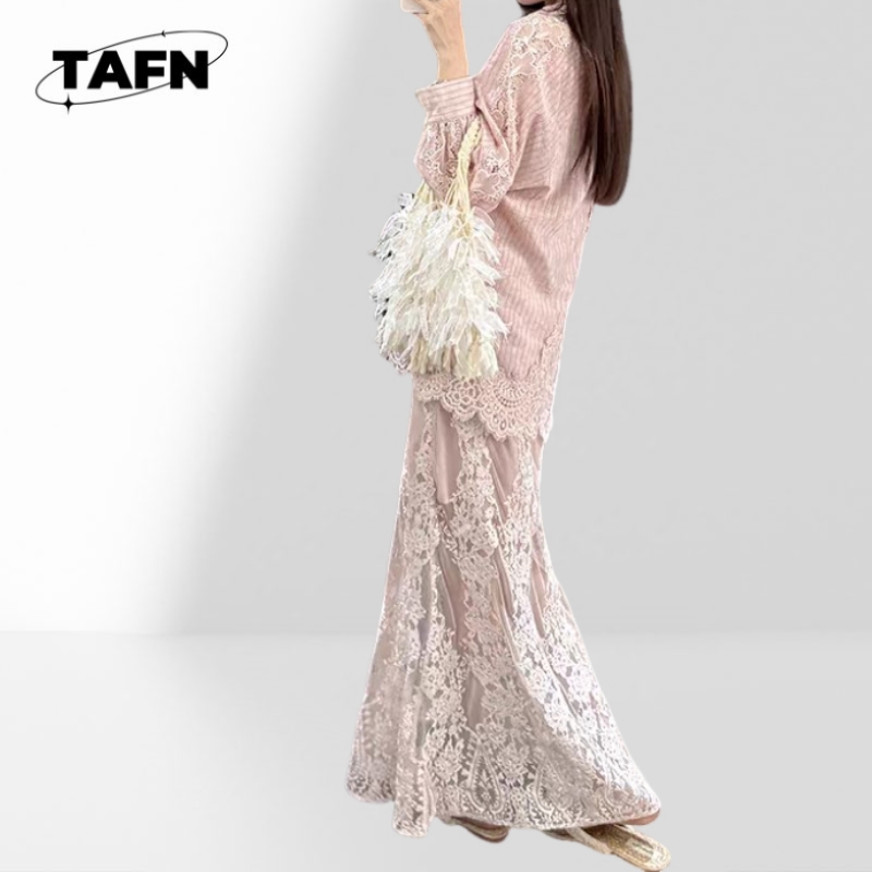 Rok Fashion Wanita Bahan Lembu - Silk Blouse Button ulasan dan harga
