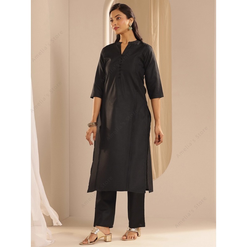 Setelan 3-Pcs Kurta, Celana, d - Women Formal Wear Ethnic ulasan dan harga