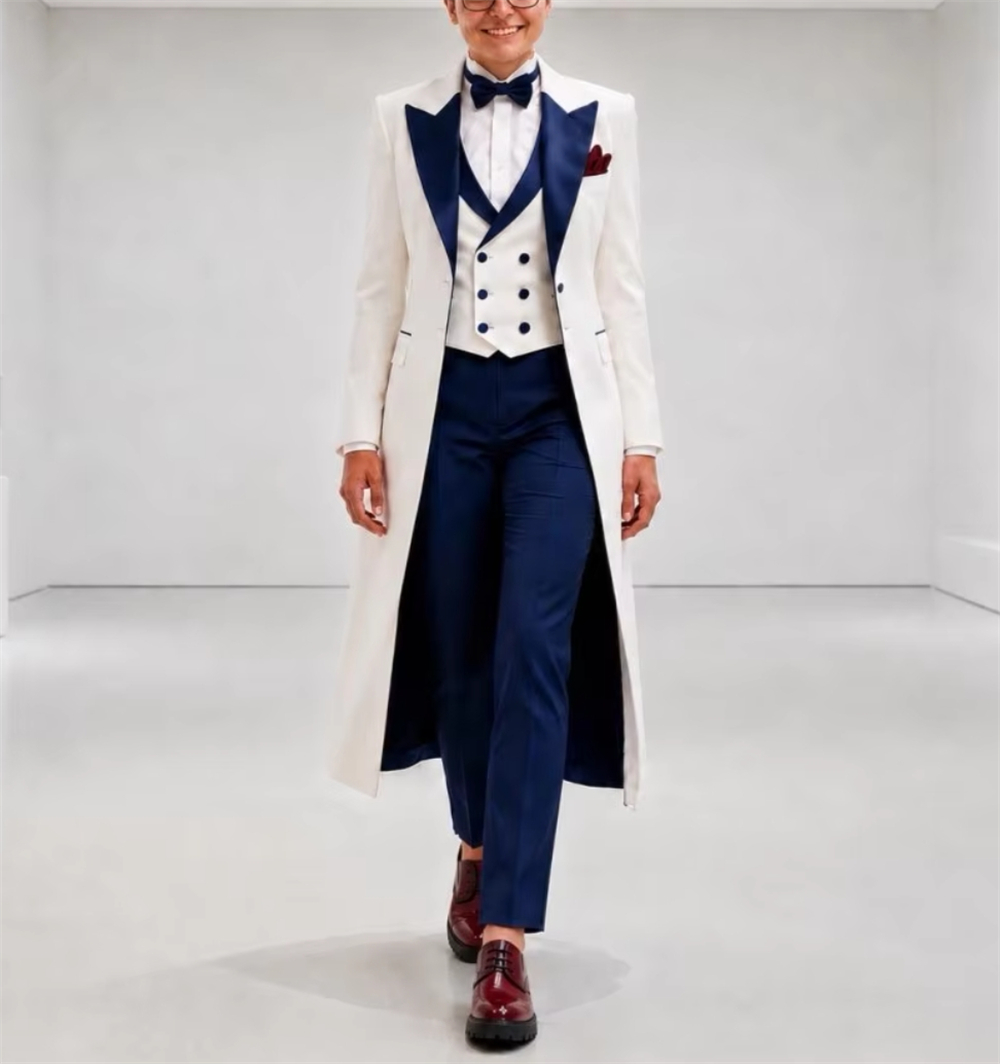 Jas Wanita Biru Navy Putih, Se - Women'S Formal Wear For Wedding ulasan dan harga