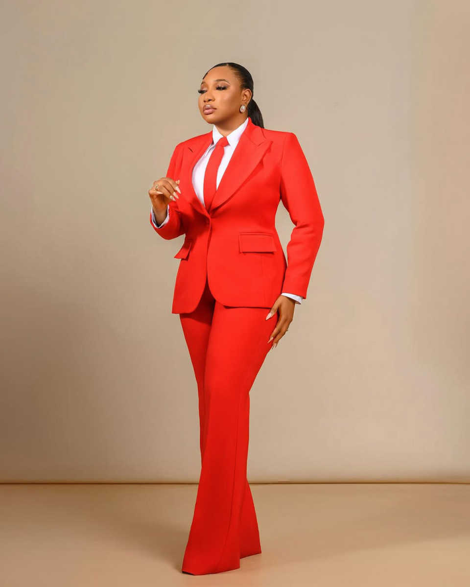 Setelan Blazer Wanita Ukuran B - Women Formal Wear With Tie ulasan dan harga